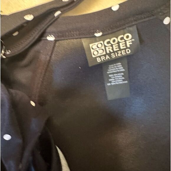 🍃 COCO REEF polkadot tankini top, with underwire and padded bra. 32-34D - Picture 8 of 9